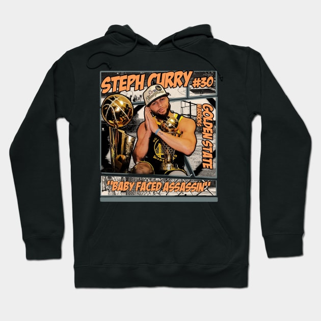 Steph Curry \\\ Retro Classic Comics Hoodie by Bootlegheavens